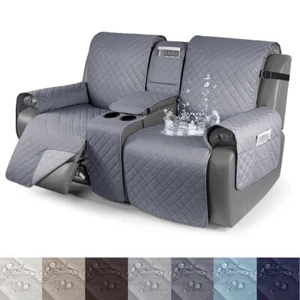 Cubierta de sofá reclinable impermeable con consola antideslizante cubierta de sofá para mascotas - Imagen 1 de 65