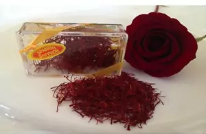 SAFFRON 0.75g GENUINE GRADE A+, ORGANICALLY GROWN SUPER NEGIN زعفران اسباني اصلي - Picture 1 of 13