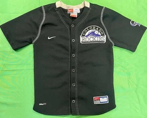 MLB Colorado Rockies Black Baseball Jersey Youth X-Small 5 - Picture 1 of 4