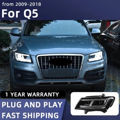 LED Headlights For Audi Q5 Q5L 2009-2018 DRL Sequential Turn Signal Front Lamp - Image 1 of 4