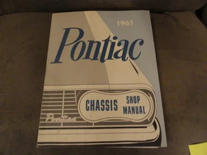 1961 Pontiac Chassis Shop Manual - Original Very Nice - Picture 1 of 1