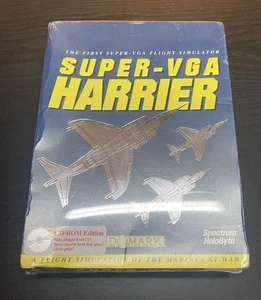 Super Vga Harrier (Domark,1993) CD ROM edition BRAND NEW Sealed Big Box - Picture 1 of 4