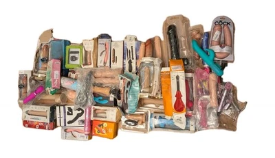 Sex Toy Adult Dildo Vibrator Orgasm Bundle X 50 Plus BNWT Damaged Boxes Big RRP - Image 1 of 4