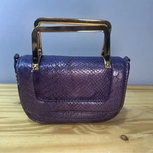 Cache Mini Abendtasche mit Nieten - Lila - Bild 1 von 13