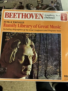 Vintage Sealed RCA Records Beethoven Symphony 6 Pastoral Funk Wagnalis Vinyl - Picture 1 of 2