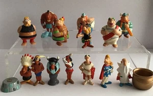 VINTAGE ASTERIX IN AMERICA KINDER EGG SURPRISE SET OF 14 FIGURES 1997 OBELIX - Picture 1 of 9
