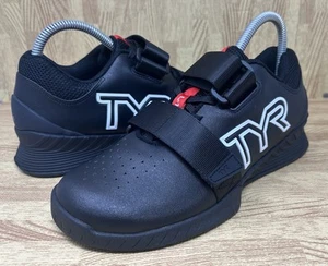 TYR Squat University L-1 Lifter Gewichtheberschuh Herren 6,5 Damen 8 schwarz rot - Bild 1 von 9