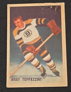 1953-54 Parkhurst Hockey JERRY TOPPAZZINI #98 Boston Bruins - Picture 1 of 6