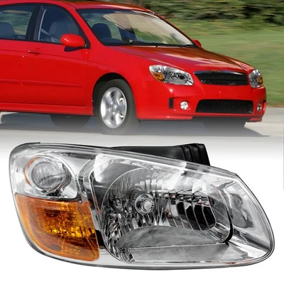 Passenger Side Halogen Headlight assembly Headlamp For 2007-2009 Kia Spectra - Image 1 of 4
