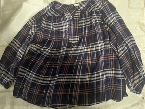 NWT Style & Co Women Blouse Multicolor Long Sleeve Size 2x - Picture 1 of 8