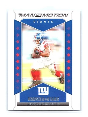 2022 Panini Rookies & Stars Football #MM-10 Saquon Barkley Man In Motion Giants - Image 1 of 2
