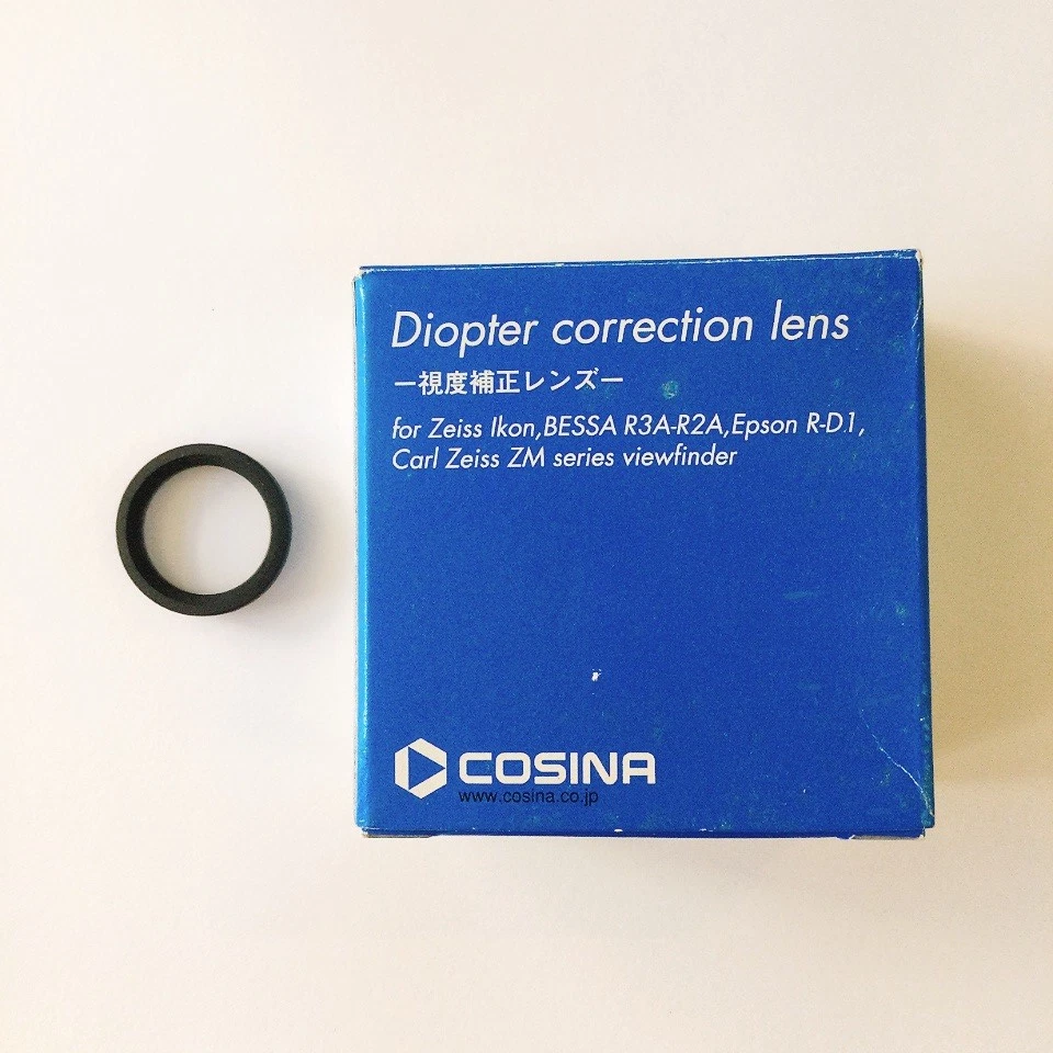 【COMO NUEVO】Lente de corrección de dioptrías COSINA -1.0 para visor ZEISS BESSA R3A R2A ZM Foto 1 de 4