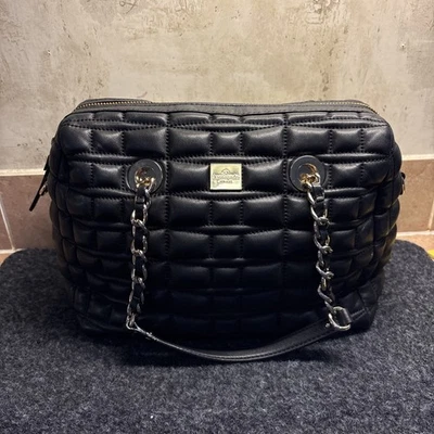 Kate Spade black leather quilted chain strap shoulder bag - Image 1 of 4