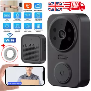 Wireless Smart Video Doorbell Wibell Security Intercom HD Video Camera Door Bell - Picture 1 of 14