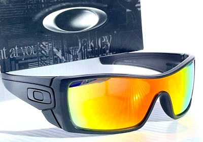 NUEVO Oakley BATWOLF Blackout POLARIZADO Galaxy Rubí Lente Espejo Gafas de Sol 9101 Foto 1 de 4