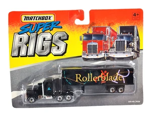 Matchbox 1996 Super Rigs Rollerblade Kenworth Aerodyne Tractor Trailer NOC - Picture 1 of 2
