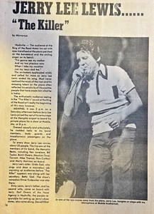 Músico Jerry Lee Lewis 1975 - Imagen 1 de 2