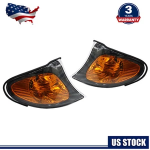 Pair Turn Signal Lights Corner Light LH+RH For 2002-2005 BMW E46 3-SERIES Sedan - Picture 1 of 9