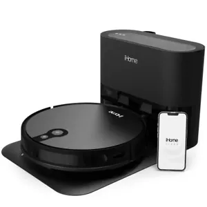 iHome AutoVac Nova Pro Robot Vacuum, Self Empty, LIDAR Vacuum, 150 min runtime - Picture 1 of 3