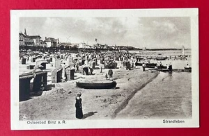 AK BINZ auf Rügen um 1910 Strandleben Typen ( 147145 - Bild 1 von 2