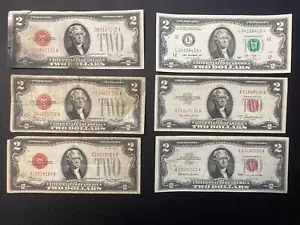 Star Repeater $2 Note And More 1928, 1953, 1963, 2013 Two Dollar Bill * - Picture 1 of 11