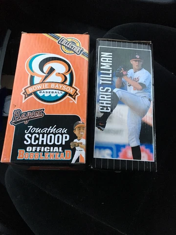 JONATHAN SCHOOP And Chris Tillman BOWIE BAYSOX BOBBLEHEADS SGA Cover