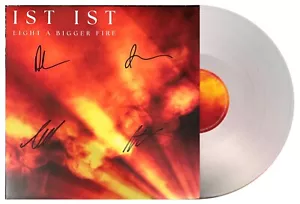 IST IST - Light a Bigger Fire Clear Vinyl LP * HAND SIGNED* New and Unplayed - Picture 1 of 2