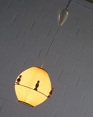 Lámpara de bola de techo antigua lámpara lámpara de láminas Ø 24 cm vintage a... - Imagen 1 de 4