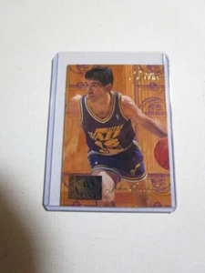 John Stockton 1994-95 FLAIR BASKETBALL NBA PLAY MAKER CARD #9of10 Utah Jazz HOF - Foto 1 di 1