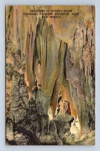 Draperies-Queen's Room Carlsbad Caverns National Park N.M. Postcard Unposted - Picture 1 of 2