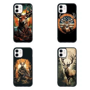 autumn focused hunting deer For Samsung Galaxy Apple iPhone TPU Cover - Picture 1 of 25