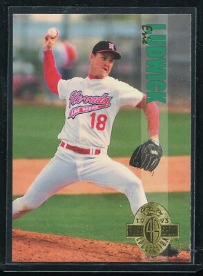 1993 Classic Games Baseball Four Sport Collection Eric Ludwick #287 NY Mets - Image 1 of 2