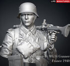 Life Miniatures, artilleur Whrmacht MG34 1/10e Seconde Guerre mondiale, kit buste en résine, LM-B028, NEUF DANS SA BOÎTE