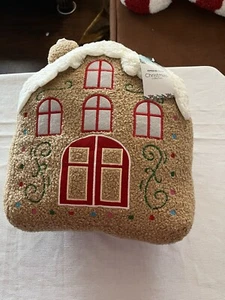 Weihnachtskissen Lebkuchenhaus - Bild 1 von 3