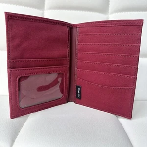 Jack Spade Men's Nylon Passport ID Case Wallet Slim Red MINT - Picture 1 of 6