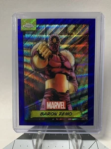2024 Topps Chrome Marvel Baron Zemo BLUE WAVE /150 - Imagen 1 de 2