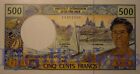 FRENCH PACIFIC TERRITORIES 500 FRANCS 1992 PICK 1d UNC