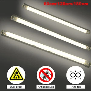Lampada LED per ambienti umidi lampada per vasca cantina officina IP65 incl. tubi lampada - Foto 1 di 66