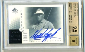 2001 UD SP Authentic Sign of the Times SOTT Auto Stuart Appleby BGS 9.5 9 - Picture 1 of 2