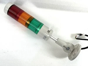 Patlite Signalturm Modell MR6-02BQ mit Basishalterung, 24V DC, 3 Farben - Bild 1 von 3