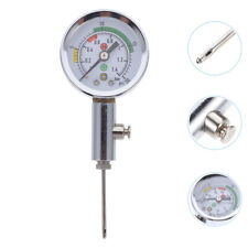  Hochleistungs-Luftdruckmesser Fußballpumpe Barometer Metall