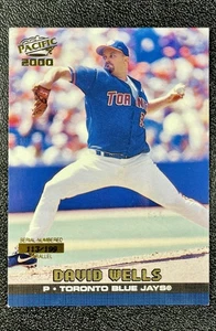 2000 Pacific Gold /199 DAVID WELLS #449 MLB Toronto Blue Jays - Picture 1 of 4