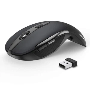 TECKNET Folding Wireless Mouse, 2.4G Travel Mouse Portable 3 Adjustable DPI 2... - Picture 1 of 6