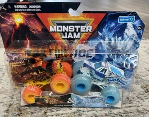 Monster Jam Fire And Ice Son-Uva excavadora y agitador de tierra nuevo exclusivo de Walmart - Imagen 1 de 5