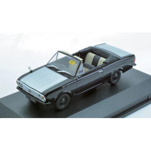 FORD Cortina MK II Crayford Convertible black/silver RHD 1/43 Oxford 43CCC004