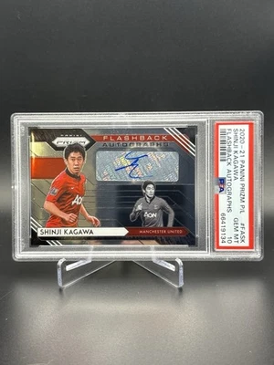 2020 Prizm Premier League Shinji Kagawa Flashback Autograph #FA-SK PSA 10 POP 3 - Image 1 of 2
