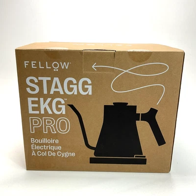 Fellow Stagg EKG Pro Electric Gooseneck Kettle Matte Black | 0.9L NEW Open Box - Image 1 of 4