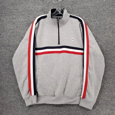 Chaqueta de Pista Southpole Para Hombre XL Extra Grande Gris Polar 1/4 Cremallera Patinador Y2K Foto 1 de 4