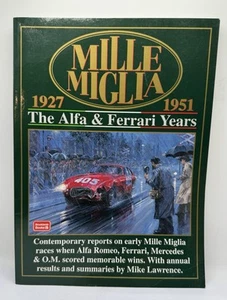 Mille Miglia 1927-1951: The Alfa and Ferrari Years PB GOOD 1197 - Foto 1 di 6