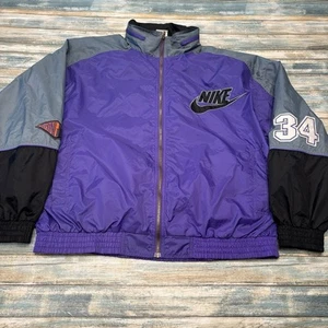 Vintag Nike Charles Barkley #34 “The Phoenix Force” Windbreaker Jacket Size XL - Picture 1 of 13